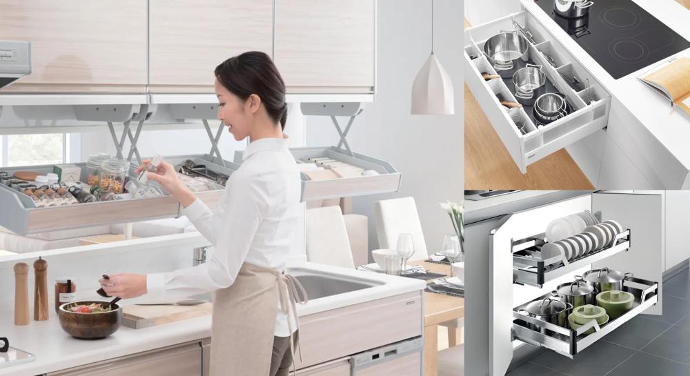 Các món đồ gia dụng trong bếp đóng vai trò quan trọng trong quá trình nấu nướng