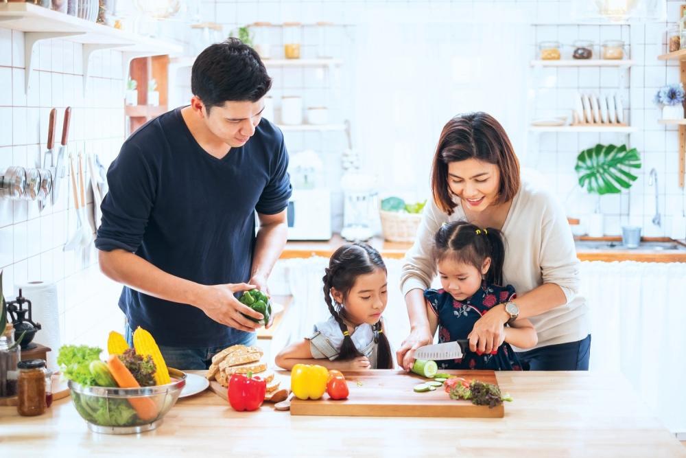 Không gian bếp ấm cúng với sản phẩm gia dụng