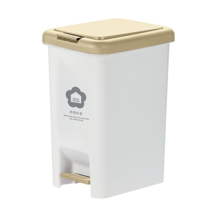 Thùng rác đạp chữ nhật Hiro 10L (kèm ruột)