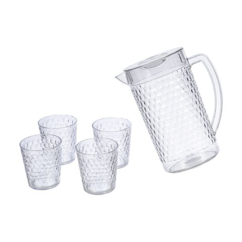 Bộ ca tổ ong 1900ml 4 cốc