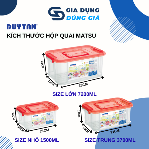Hộp Quai Bộ 3 - 1500/3700/7200ml