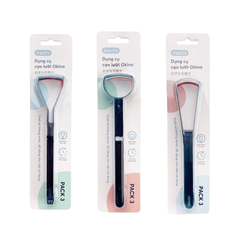 Bộ 3 Đồ Cạo Lưỡi INOCHI