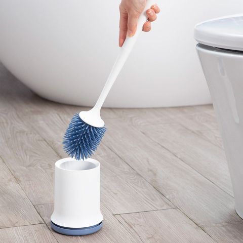 Chổi cọ toilet đầu silicone Kirei