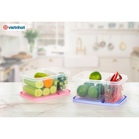 Hộp thực phẩm 2 ngăn