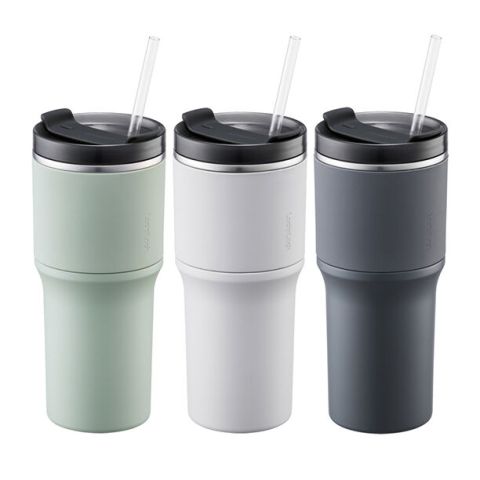 Bình Giữ Nhiệt Lock&Lock Metro Drive 650ml Kèm Ống Hút Và Cọ Rửa