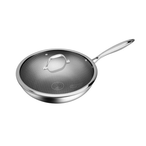 Chảo xào Inox chống dính tổ ong Aristo 28cm