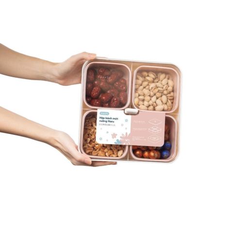 Hộp bánh mứt vuông Haru