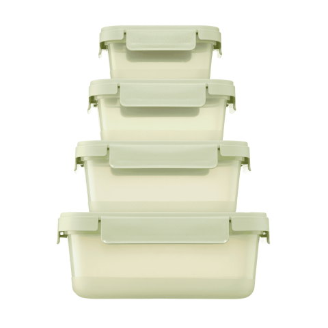 Bộ 4 hộp thực phẩm nắp gài Hokkaido