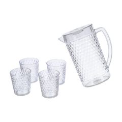 Bộ ca tổ ong 1900ml 4 cốc