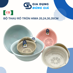 Bộ Thau Rổ HIWA