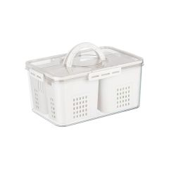 Hộp thực phẩm chữ nhật quai xách 3 ngăn