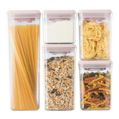 Bộ 5 hộp đựng thực phẩm khô Hokkaido 500ml, 1000ml (x2), 1400ml, 2100ml