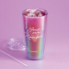 Ly Nhựa Hai Lớp LocknLock Rainbow Double Wall Cold Cup 750ml