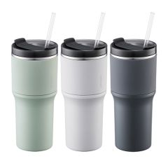 Bình Giữ Nhiệt Lock&Lock Metro Drive 650ml Kèm Ống Hút Và Cọ Rửa